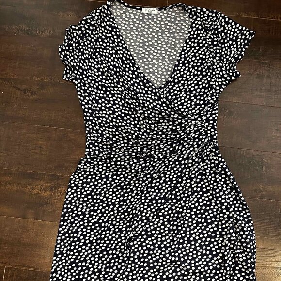 Blue White dots dress - Picture 1 of 2